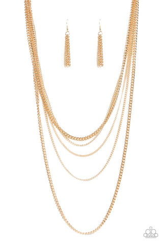 Paparazzi Accessories Top of the Food Chain - Gold Necklace