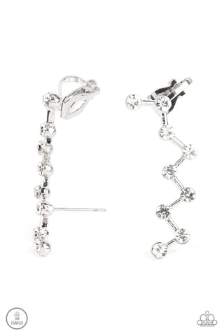 Paparazzi Accessories Clamoring Constellations - White Earrings