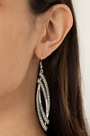 Paparazzi Accessories Twinkle for Two - White Earrings