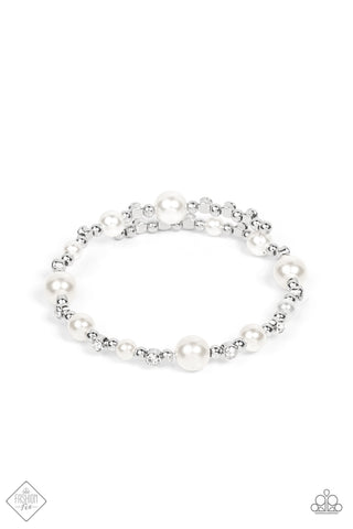 Paparazzi Accessories Chicly Celebrity - White Bracelet