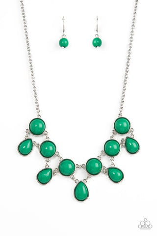 Paparazzi Accessories Very Valley Girl - Green Necklace