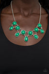 Paparazzi Accessories Very Valley Girl - Green Necklace