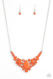 Paparazzi Accessories Bali Ballroom - Orange Necklace