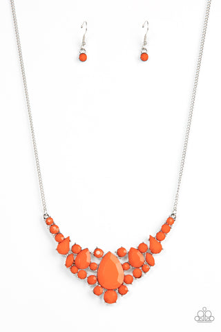 Paparazzi Accessories Bali Ballroom - Orange Necklace