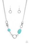 Paparazzi Accessories Sonoran Solo - Blue Necklace