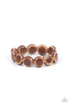 Paparazzi Accessories Earthy Entrada - Brown Bracelet