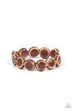 Paparazzi Accessories Earthy Entrada - Brown Bracelet