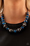 Paparazzi Accessories Interstellar Influencer - Blue Necklace