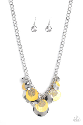 Paparazzi Accessories Oceanic Opera - Yellow Necklace