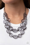 Paparazzi Accessories Icy Illumination - Black Necklace