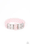 Paparazzi Accessories Timelessly Tea Party - Pink Bracelet