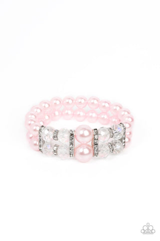 Paparazzi Accessories Timelessly Tea Party - Pink Bracelet