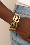 Paparazzi Accessories Legendary Lovers - Brass Bracelet