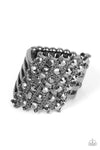 Paparazzi Accessories Slanted Smolder - Black Ring