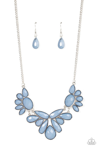 Paparazzi Accessories A Passing FAN-cy - Blue Necklace