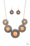 Paparazzi Accessories Detail Orientated - Orange Necklace