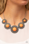 Paparazzi Accessories Detail Orientated - Orange Necklace