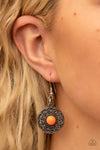 Paparazzi Accessories Detail Orientated - Orange Necklace