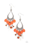 Paparazzi Accessories Adobe Air - Orange Earrings