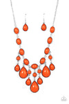 Paparazzi Accessories Mediterranean Mystery - Orange Necklace