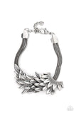 Paparazzi Accessories BOA and Arrow - Silver Bracelet