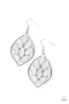 Paparazzi Accessories Glacial Glades - White Earrings