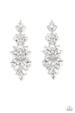 Paparazzi Accessories Frozen Fairytale - White Earrings