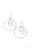 Paparazzi Accessories Twisted Temptation - Silver Earrings