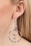 Paparazzi Accessories Twisted Temptation - Silver Earrings