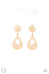 Paparazzi Accessories Metallic Magic - Gold Earrings