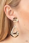 Paparazzi Accessories Metallic Magic - Gold Earrings