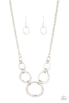 Paparazzi  Accessories Short Circuit - Silver Necklace