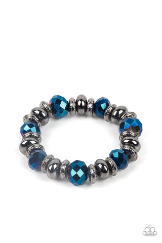 Paparazzi Accessories Power Pose - Blue Bracelet