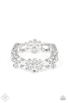 Paparazzi Accessories Beloved Bling - White Bracelet