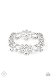 Paparazzi Accessories Beloved Bling - White Bracelet