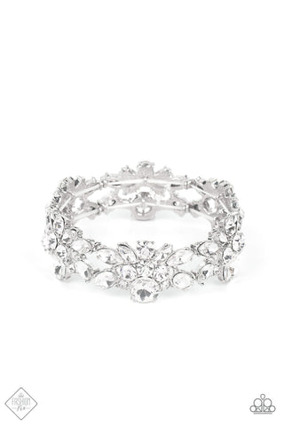 Paparazzi Accessories Beloved Bling - White Bracelet