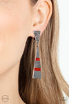 Paparazzi Accessories Safari Seeker - Red Earrings