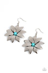 Paparazzi Accessories Pinwheel Prairies - Blue Earrings