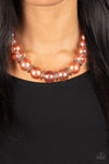 Paparazzi Accessories Marina Mirage - Orange Necklace