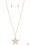 Paparazzi Accessories Rock Star Sparkle - Gold Necklace