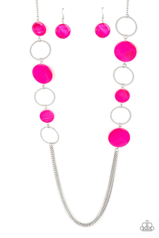 Paparazzi Accessories Beach Hub - Pink Necklace