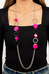 Paparazzi Accessories Beach Hub - Pink Necklace