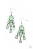 Paparazzi Accessories Summer Feeling - Green Earrings