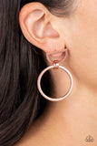 Paparazzi Accessories CONTOUR Guide - Copper Earrings