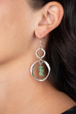 Paparazzi Accessories Good-Natured Spirit - Green Earrings