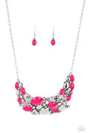 Paparazzi Accessories Contemporary Calamity - Pink Necklace