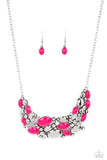 Paparazzi Accessories Contemporary Calamity - Pink Necklace