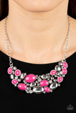 Paparazzi Accessories Contemporary Calamity - Pink Necklace