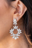 Paparazzi Accessories Leave them Speechless - White Earrings