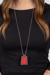 Paparazzi Accessories Private Plateau - Red Necklace